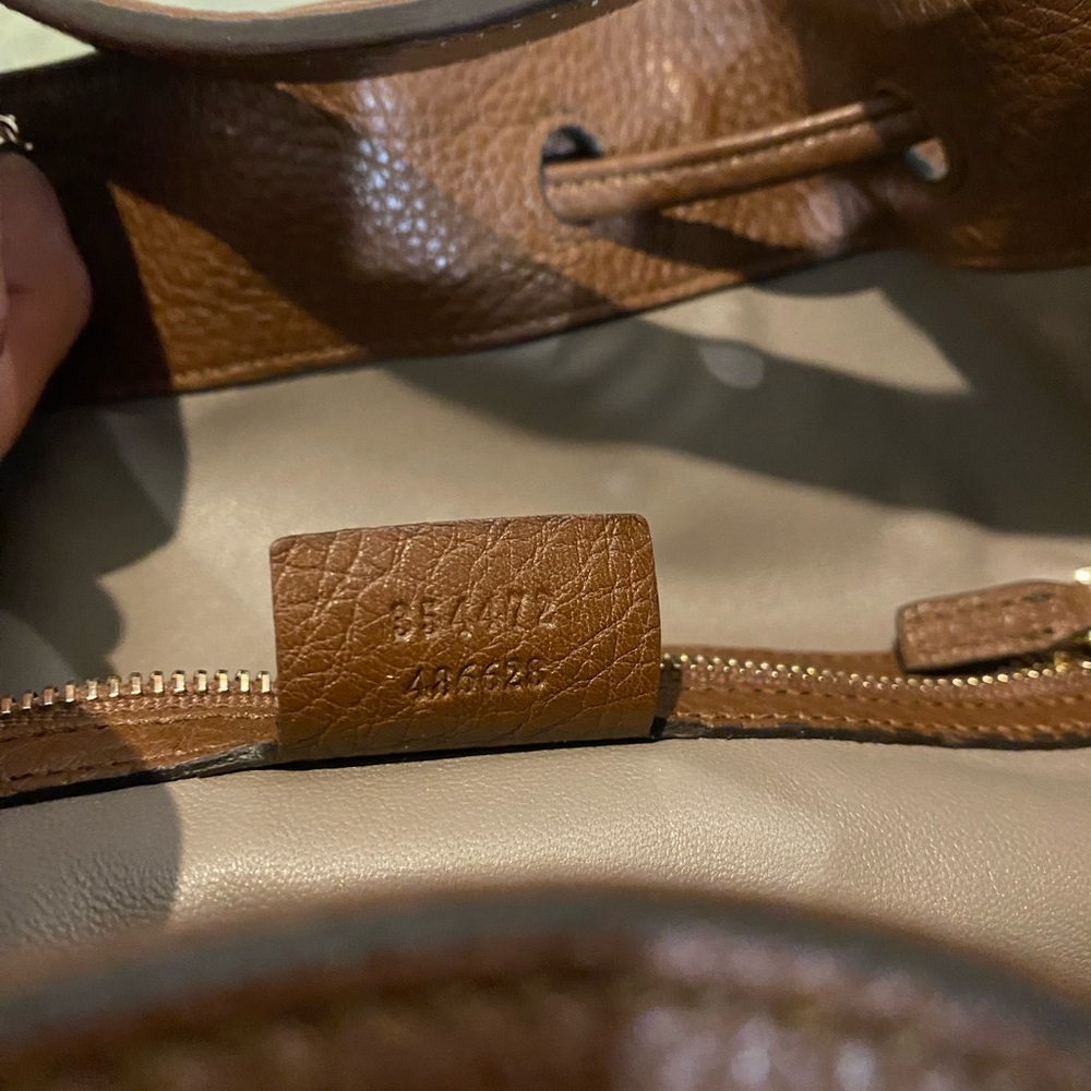 NWT Gucci Brown Leather Lady Bucket / Shoulder Bag - Picture 3 of 10